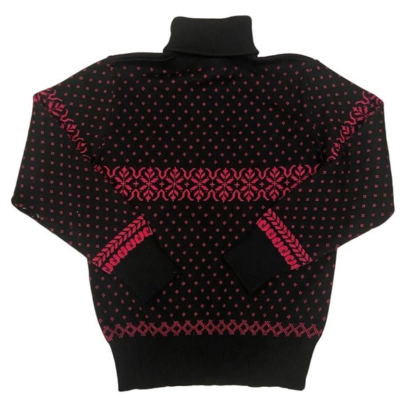 OLYMPIAN 80's Vintage Wool Ski Sweater Ladies Medium - Picture 2 of 8